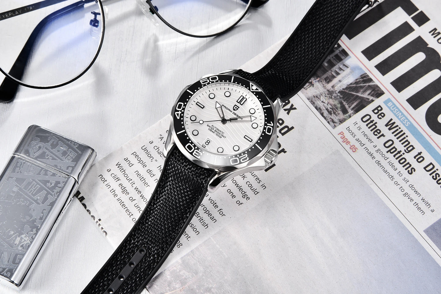 PAGANI DESIGN Men's Watches with Gift Box 2025 New Luxury Automatic Watch Mechanical Wristwatches Sapphire Ceramic Bezel Clocks