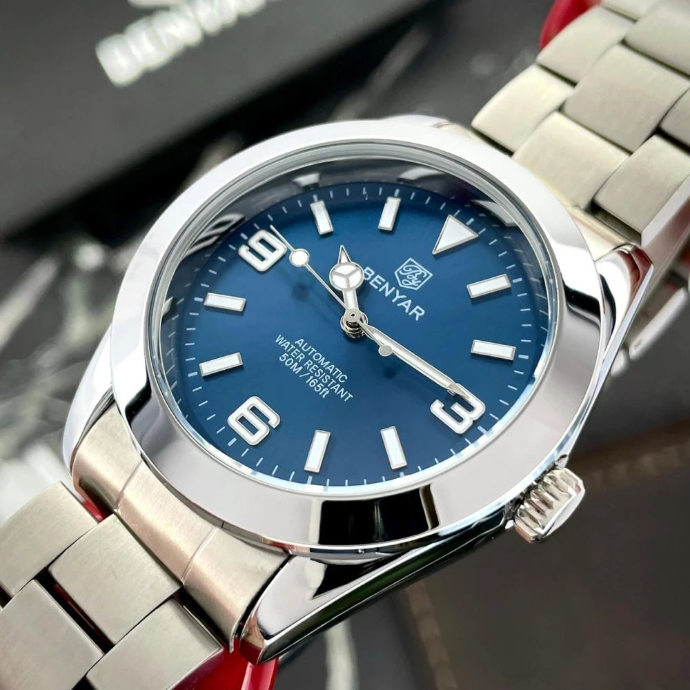 BENYAR 40MM V2 Version Top Brand  Luxury Men Watch Fashion Sport Watch  Automatic Mechanical Watches 10Bar BY-5177