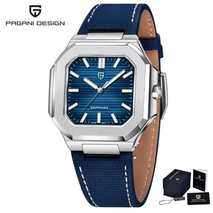 2025 New PAGANI DESIGN Top Brand Men Quartz Watches Luxury Sapphire Glass AR Coated Business Watch Japan VH31 Luminous Watch Men