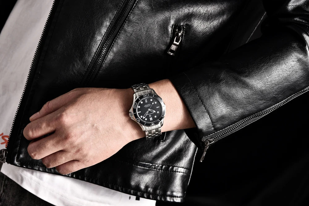 PAGANI DESIGN Men's Watches with Gift Box 2025 New Luxury Automatic Watch Mechanical Wristwatches Sapphire Ceramic Bezel Clocks