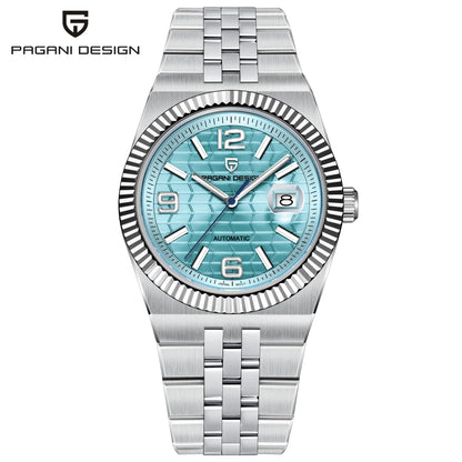 PAGANI DESIGN 2025 New Men's Watches 3D Rhombus Dial Luxury Automatic Watch For Men MIYOTA 8215 Movt Mechanical Wrist watch Men