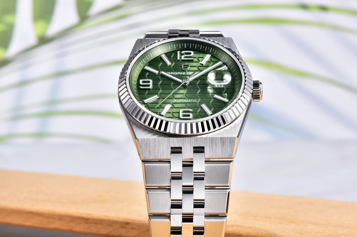 PAGANI DESIGN 2025 New Men's Watches 3D Rhombus Dial Luxury Automatic Watch For Men MIYOTA 8215 Movt Mechanical Wrist watch Men