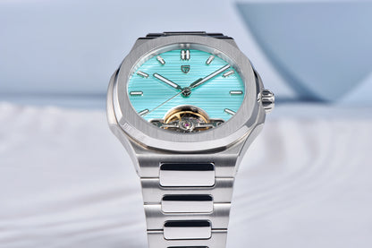PAGANI DESIGN men's watch new mechanical automatic watch men's luxury stainless steel AR Sapphire crystal luminous men's watch