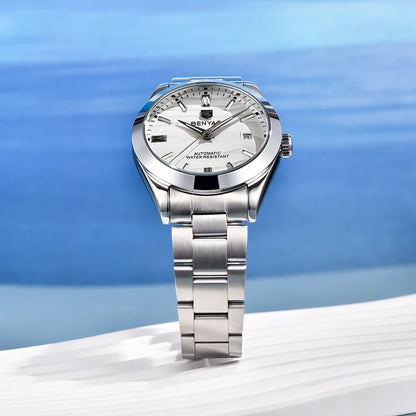 BENYAR 2024 New 40MM Desert Texture Luxury Men's Night Light Stainless Steel Men's Automatic Mechanical Watches BY-5208 Reloj