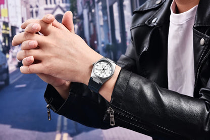 BENYAR Men's Watches Retro Dial Quartz Watch For Men Luxury 40MM Military Leather Original Watches Waterproof Clock Reloj Hombre