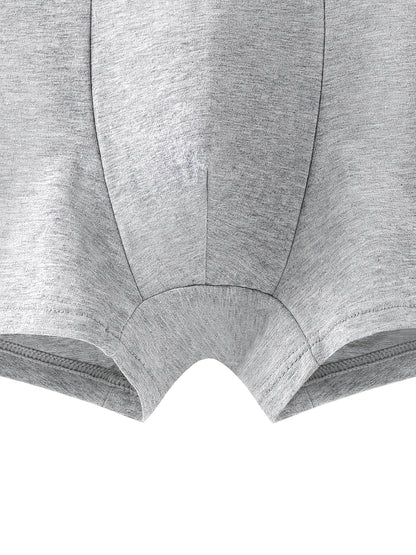 JEANSWEST 8-Pack Men's Underwear, Solid Color, Simple and Fashionable, Cotton Boxer Briefs