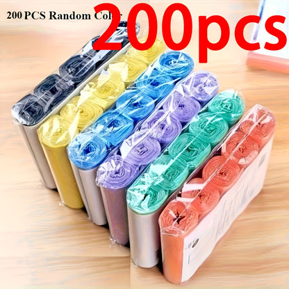 5 Rolls of 200 Large Thickened Garbage Bags for Home, Kitchen, Office And Outdoor Cleaning! Halloween Gifts, Christmas Gifts
