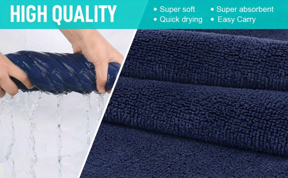 4pcs Microfiber Gym Towels for Men & Women - Quick Dry, Super Absorbent Sports Towel Set for Fitness, Yoga, Golf, Camping - Perfect Gift Idea, Best for Christmas, Perfect for Thanksgiving