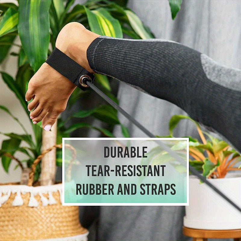 1pc Pilates Bar Kit With Resistance Bands, Stainless Steel Exercise Stick, For Women & Men, Home Gym Workouts Squat Yoga Pilates & Body Shaping