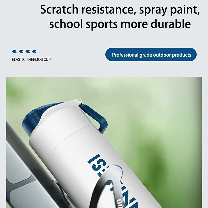 1000ml/600ml Stainless Steel Insulated Water Bottle, Wide Mouth for Hot & Cold Retention - Sports Gym Cycling Outdoor Hiking Travel Car Cup with Leakproof Vacuum Double-Layer Design (BPA Free)