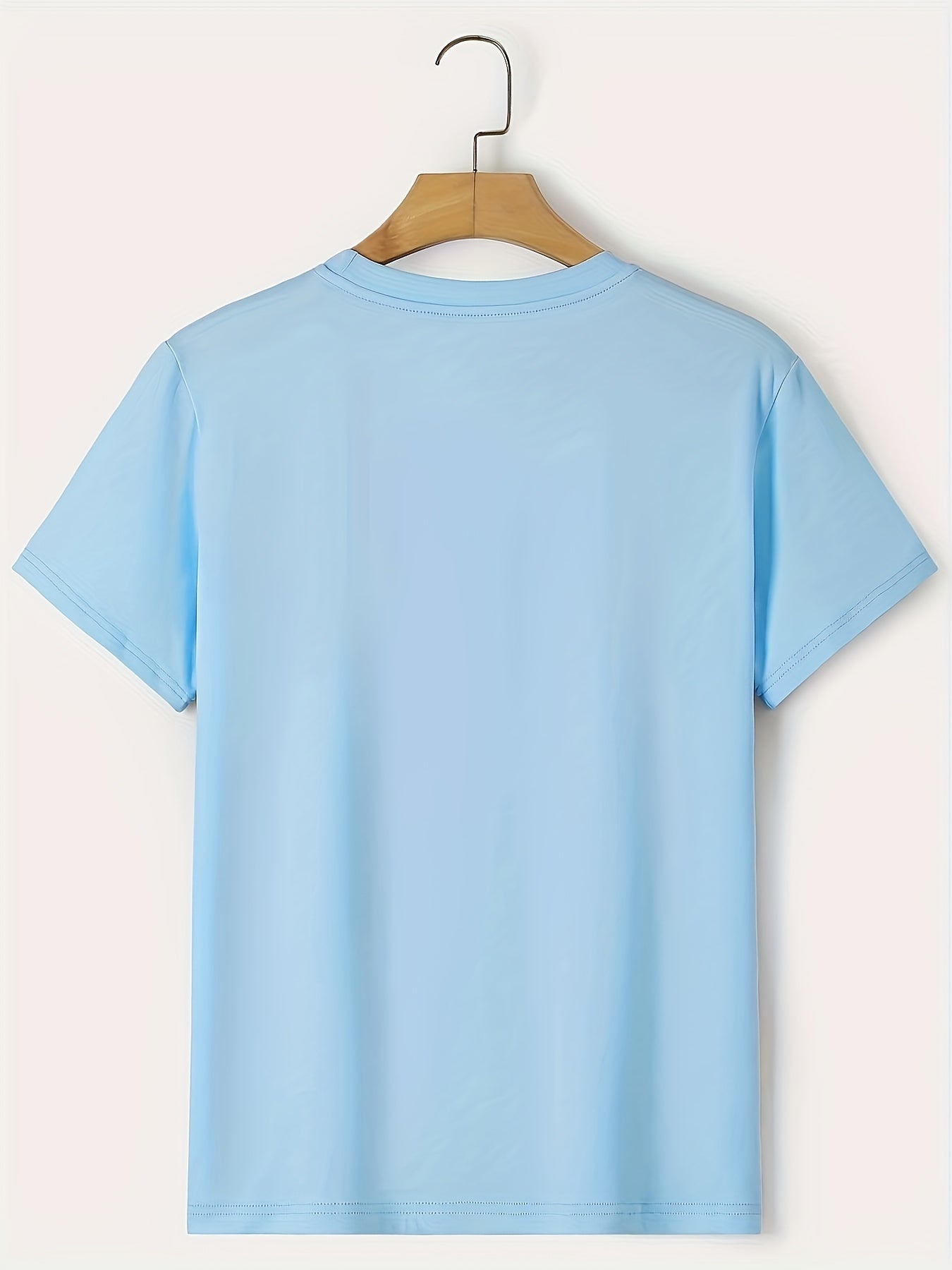 T-shirt de gola redonda para homem com estampado de dinheiro e mãos em estilo cartoon, t-shirt casual e confortável para o verão, ideal para usar no dia a dia em resorts e férias.