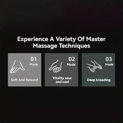 USB Charging Neck And Shoulder Heating Massager, Electric Massager, 6D Hand Simulated Shoulder, Neck, Back Massager, Neck Trapezius Massager, As Well As Deep Kneading And Massage for The Shoulders And Legs. Suitable Gifts for