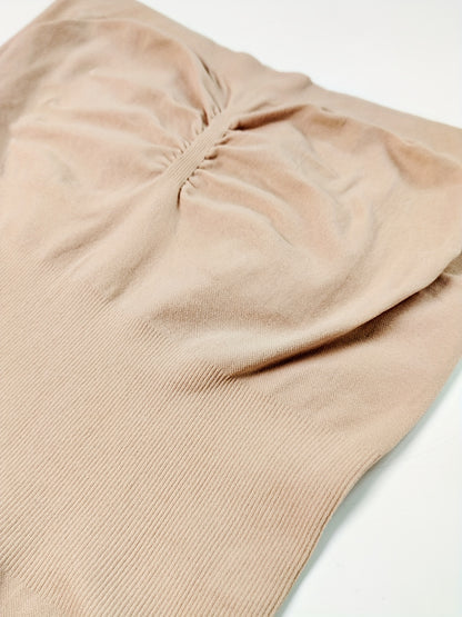 2-Pack Seamless Strapless Bodysuits for Women - High Support, Tummy Control, Knit Fabric, Solid Color, Breathable & Stretchy Shapewear