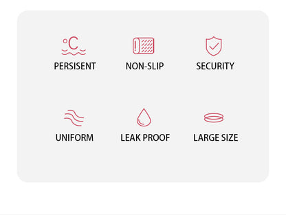 1pc Hot Water Bag With Soft Cover, 17.63oz/35.27oz, Hot Water Bottle For Bed, Shoulder Pain And Hand Feet Warmer, Menstrual Cramps