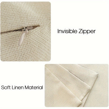 4pcs Merry & Bright Christmas Let It Snow Snowflake Buffalo Plaid Throw Pillow Covers, Red Xmas Trees Winter Holiday Cushion Case Decoration for Sofa Couch