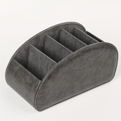Organizer For 5 Remote Controls, Desktop Organizer For Office, Bedside Table Organizer, Makeup Organizer For Vanity