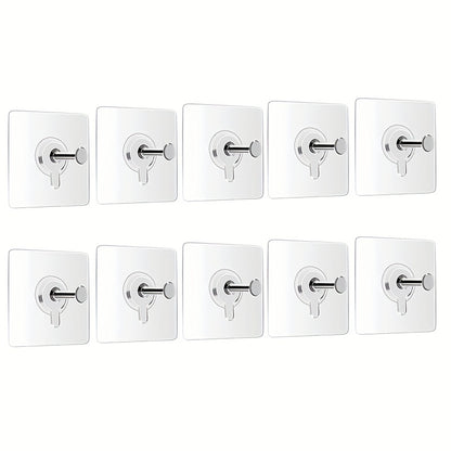 28pcs Strong Adhesive Damage-Free Wall Stickers - Invisible Nails for Wedding Photos, Photo Frames, Utility Hooks - No Trace Nail Hooks for Secure Hanging, Utility Hooks