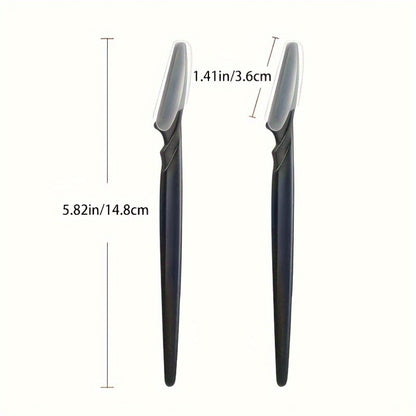 3-24pcs Eyebrow Razor Shaper Set, Facial Hair Remover Trimmer Grooming Kit for Women and Men, Stainless Steel, Non-Electric, No Battery Required, with Various Colors for Versatility