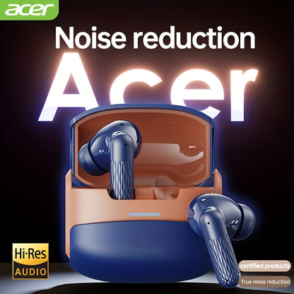 Acer OHR548 Pro Wireless Headphones | Wireless Active Noise Cancelling Headphones | Stereo | Deep Bass | Low Call Latency | Comfortable Wearing (Study/Business/Sports/Gym/Travel) | Compatible with (Mobile Phones/Tablets/Lapto