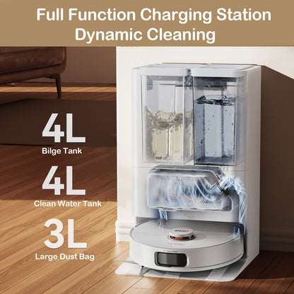 JONR Smart Sweeping Robot P20 Pro Fully Automatic Cleaning And Mopping Robot Halloween Christmas Gift Black Friday 10000PA