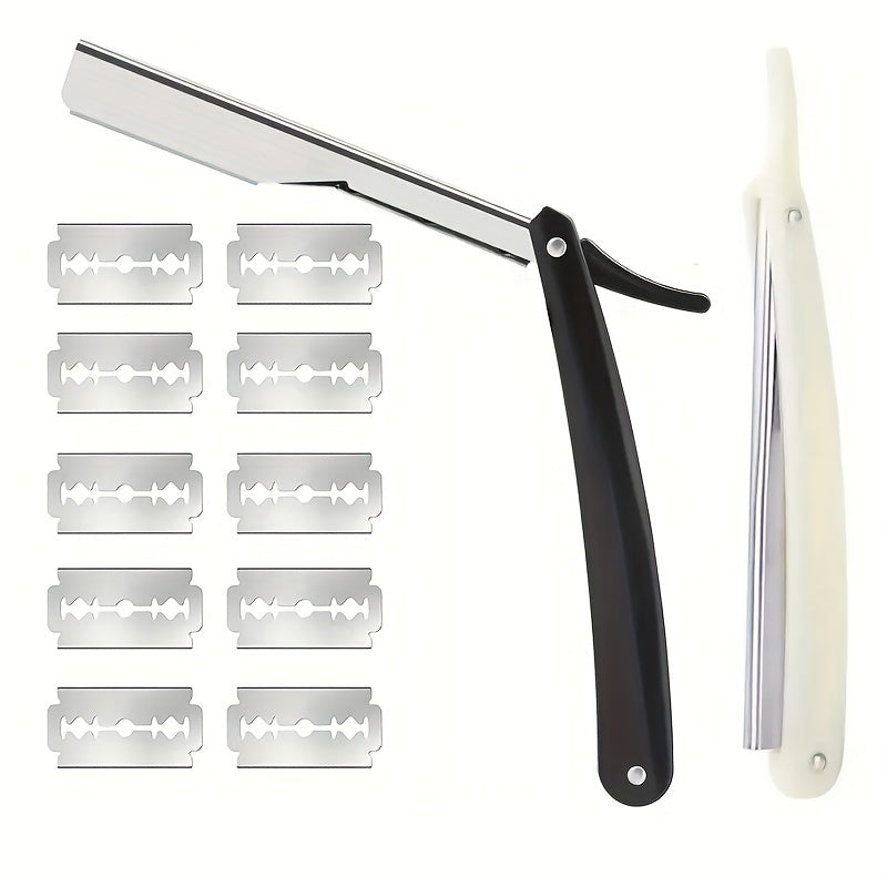1Pcs Shaving Razor With 10pcs Blades Premium Shaver Razor For Men Beauty Care Tools