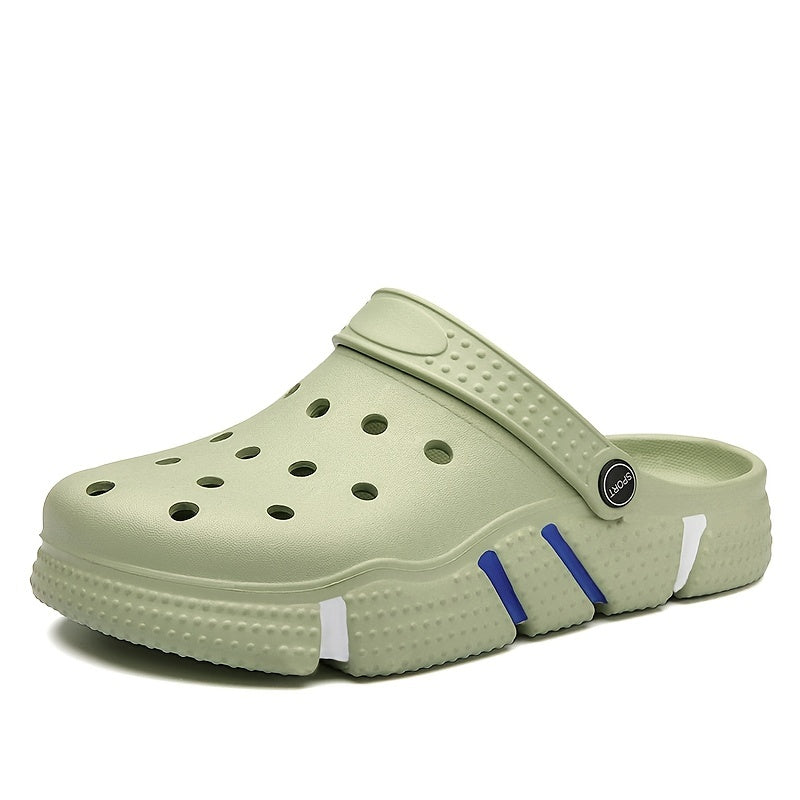 Tamancos unissexo, sapatos para jardim, chinelos leves antiderrapantes, sandálias casuais vazadas para praia, calçado adulto