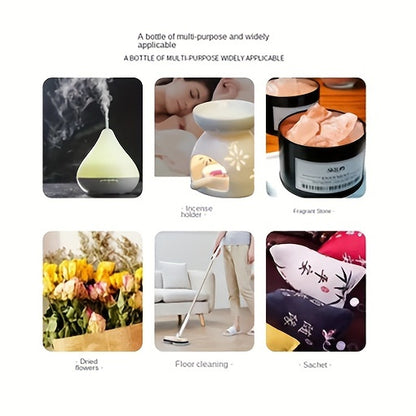 Each - Premium Essential Oil Set for Diffusers, Humidifiers, Candles &amp; Hair Care - Includes Rose, Ocean, Cherry Blossom, Lavender, Jasmine, Sandalwood, Sweet Orange, White Tea, Lemon, Mint, Mini