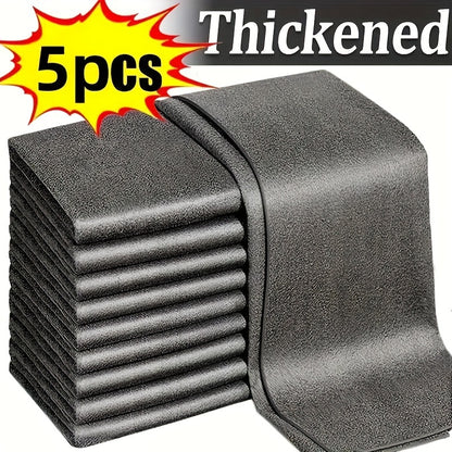 Magic Glass Cleaning Cloth - Multi-Purpose, Streak-Free Polyester Wipes for Windows, Mirrors, Cars, Kitchen & Bathroom - Thick, Nylon, 1pc/5pcs Piece