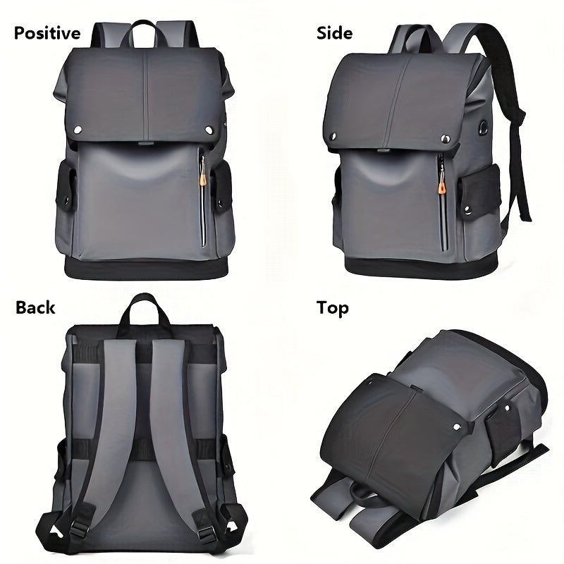 1pc Large Capacity Travel Backpack, Simple Trendy Backpack, Casual Fashion Backpack
