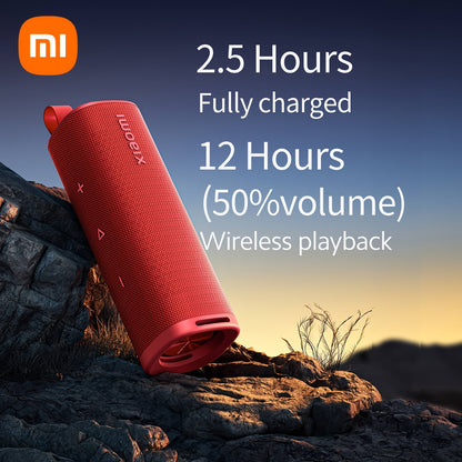 Xiaomi Sound Outdoor Speaker - 30W Output, Up to 12-hour Playtime And 100 Speakers Pair, Support Stereo Combo, Wireless 5.4, Hands-free Calling