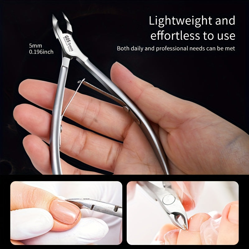 Cuticle Scissors Trimmer For Ingrown Nail, Nail Care Beauty Manicure Products Tool, Dead Skin Remover Nipper Accessories Tool