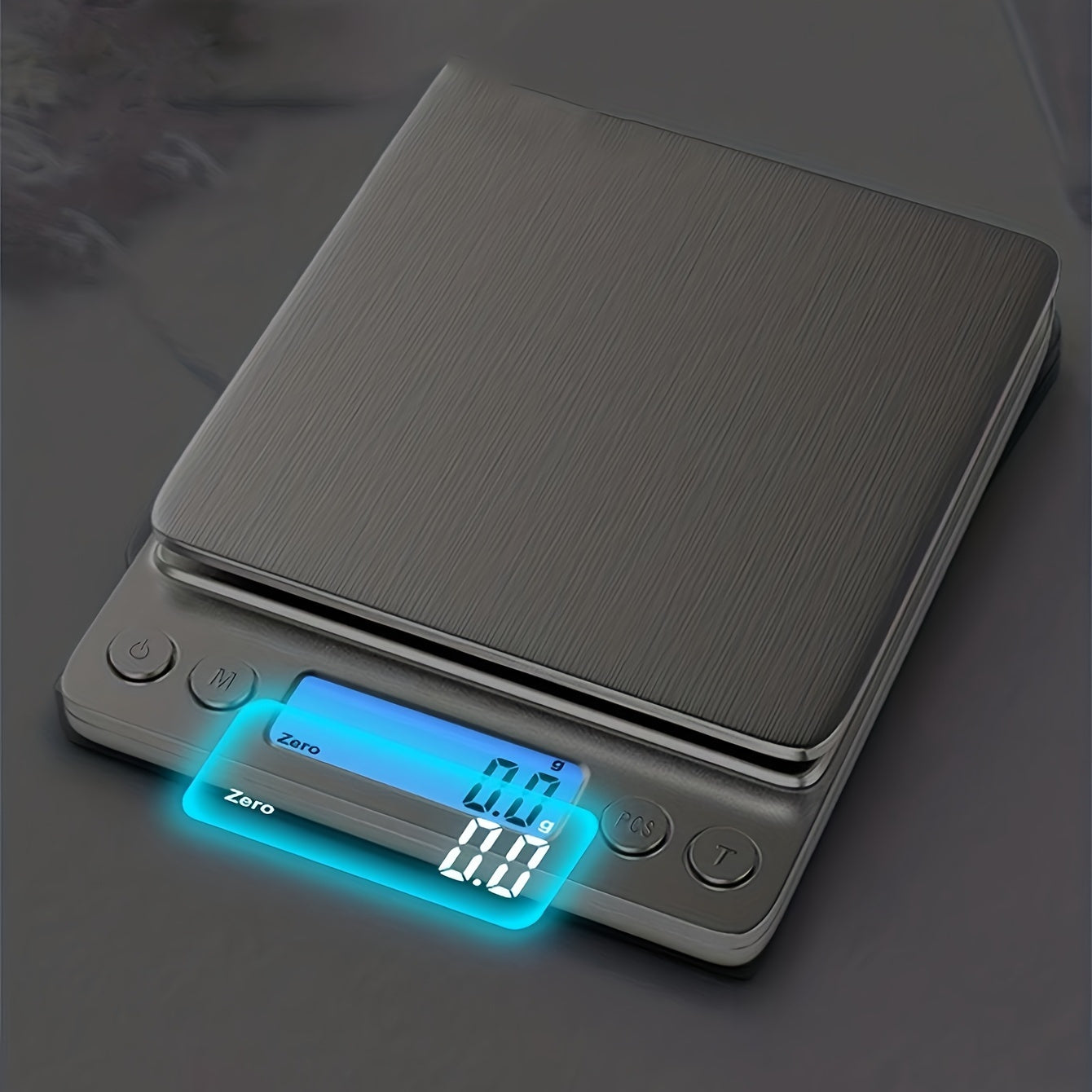 High Precision Digital Kitchen Scale - Stainless Steel, Grams & Ounces, Compact Design for Cooking, Baking & Meal Prep, Perfect for Apartments & Dorms, Back-to-School Essential (Battery Not Included), Appliances for Kitchen