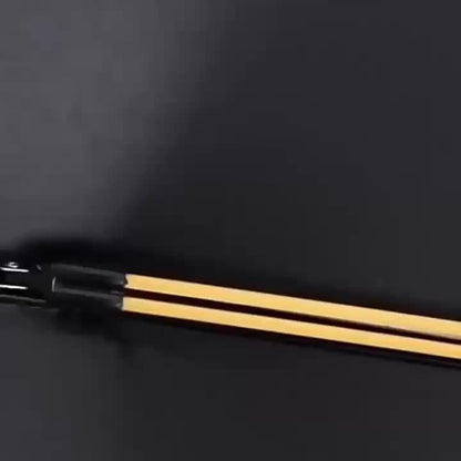 Large Automatic Folding Umbrella - Double Rib Design, Windproof &, 12 Ribs, Compact & Durable, Black with Orange Accents, Dual User Coverage, | Fashion Accessory | High-quality Fabric, Outdoor Umbrella