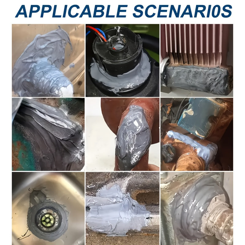 KAVLEE 100g Magic Repair Glue - AB Metal Strength, Heat Resistant, Cold Weld Adhesive for Durable Iron Bonding, Quick & Easy Application, All-Purpose Repair Gel, Allpurpose Adhesive|Userfriendly Packaging|Cold Weld Technology