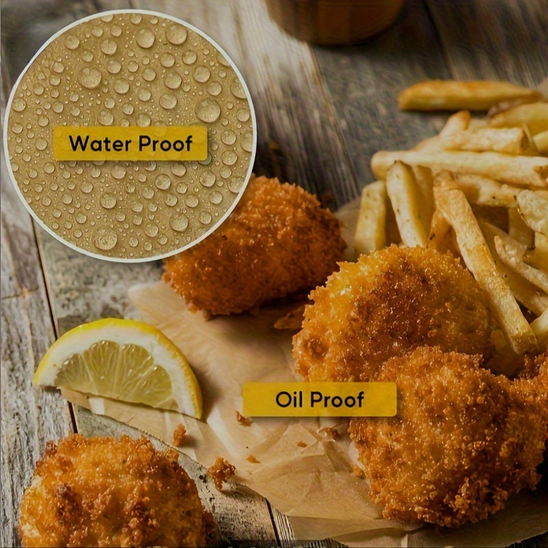 100 Sheets 30.48x40.64 cm Precut Baking Paper - Nonstick Grease-Resistant Multi-Purpose Kitchen Paper for Baking, Cooking, Frying & Food Prep - Heavy-Duty &, Cooking Liner, Convenient Size, Foodsafe Material, Professional Che