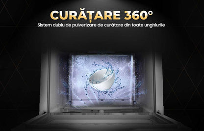 Compact Ihunt Bro Dishwasher Xpert, Turbo Clean, 950W, Drain Pump, Digital Control, Class B, 6 Programs, Heating / Drying, Water Supply Tap / Manual, 5L Water Reserve, 45Cm, White