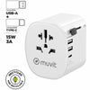 Adaptador de tomada universal de viagem Muvit MCADP0006 Branco 150 W 15 w