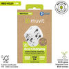 Adaptador de tomada universal de viagem Muvit MCADP0006 Branco 150 W 15 w