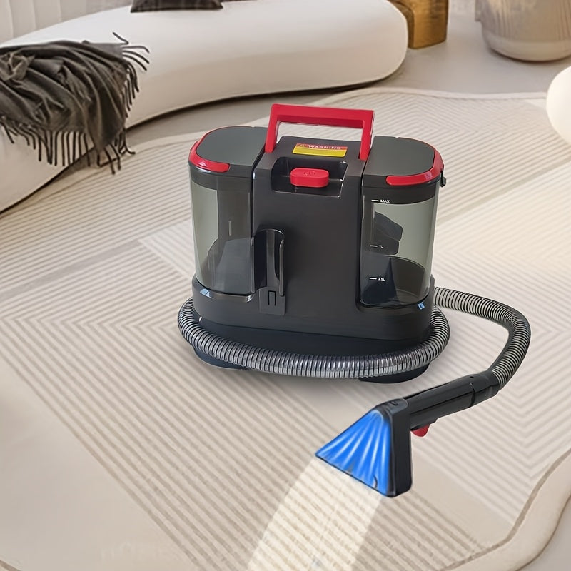 800w Portable Carpet Spot Cleaner Handheld for Sofas, Beds, Carpets, Upholstery Carpet Washing Cleaner Carpet Cleaner Vacuum Carpet Washing Machine Deep Cleaner Stain Remover Strong Suction Carpet Vacuum with Water