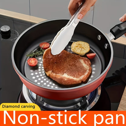 Lightweight Non-Stick Cast Iron Skillet - Smokeless, Even Heat Distribution, Perfect for Pancakes, Steaks, and Breakfast, Compatible with Gas and Induction Stoves, Dishwasher Safe, Breakfast Cooking | Modern Kitchenware | Dur
