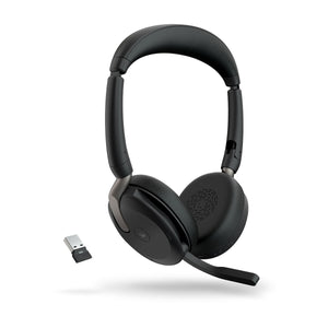Auriculares Bluetooth com microfone Jabra Evolve2 65 Flex Preto