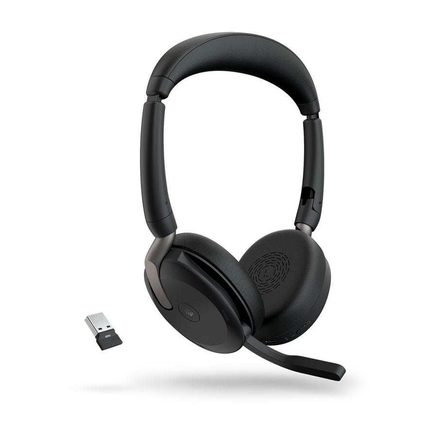 Auriculares Bluetooth com microfone Jabra Evolve2 65 Flex Preto