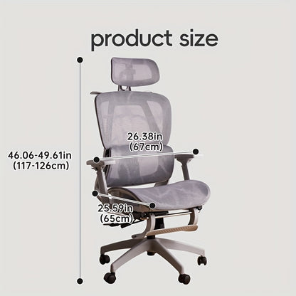 Humanized Chair Set: Gaming Chair, Study Desk Chair, Boss Office Computer Chair with Multifunctional Relaxation Design