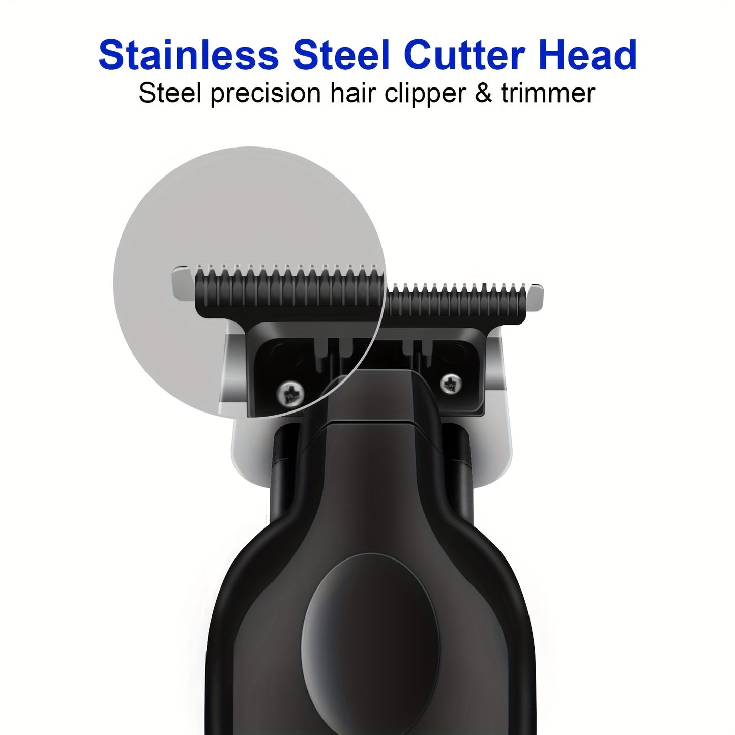 Kemei KM-2299 Professional Hair Clippers, USB Rechargeable Electric Hair Trimmer, Oil-Head Engraving Scissors, Powder Metallurgy Heads, Lithium Battery-18650 Series, ≤36V Operating Voltage, Salon Quality Hair Styling and Sh