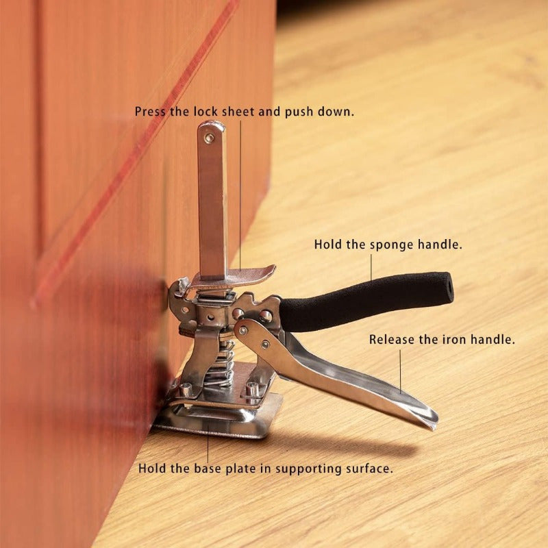 2pcs 7.5 Inch Multifunctional Furniture Lifter, Labor-saving Arm Jack, Suitable For Installing Cabinets And Door Panel Lifting, Load Capacity 220 Lbs, Manual Lifting Height 3.9 Inches