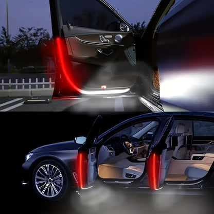 2pcs Door edge light strip, atmospheric light strip, pickup truck welcome decoration light, ambient light, LED flow light