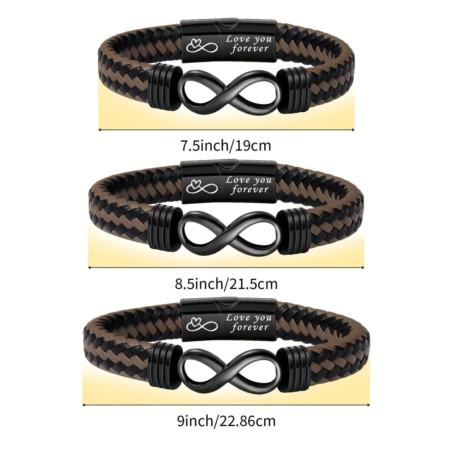 1pc Back to School - Must-Have Gift - Perfect Thanksgiving Gift/Graduation Gift - Retro Style Knotted Love Buckle Bracelet - for Son/Classmates/Friends, Exquisite Design Knotted Bracelet Gift, Fashionable Versatile, Celebrati