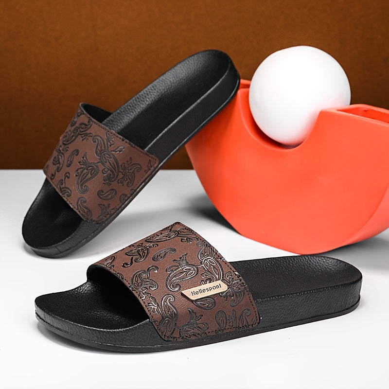 Men'S Breathable Open-Toe Sandals - Comfortable & Durable Casual Walking Shoes with Adjustable Strap, Faux Upper & Rubber Sole, Perfect for Casual Attire, Strappy Sandals