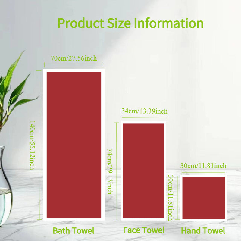 8pcs Set of Lint-Free, Super Absorbent And Super Soft Five-Star Hotel Standard Two-Color Striped Bath Towel Set, Including 2 Large Bath Towels, 2 Large Face Towels And 4 Hand Towels - Quick Drying | with Hanging Loop | Light