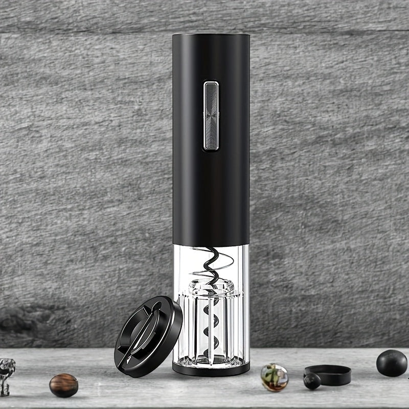 USB Rechargeable Wine Bottle Opener Set | Fully Automatic Spiral Corkscrew + Foil Cutter + Vacuum Stopper + Pourer | Quick Cork Removal Without Jamming | Recommended for Home Parties | Compatible with Wine/Champagne/Soda | Ki